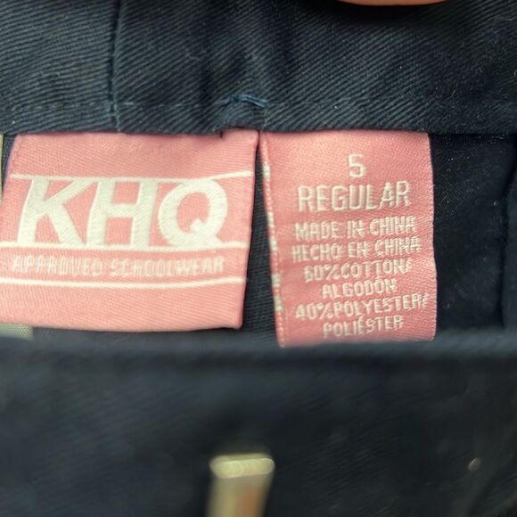 KHQ Navy Blue School Uniform pants size 5 Regular NWT - Picture 8 of 9